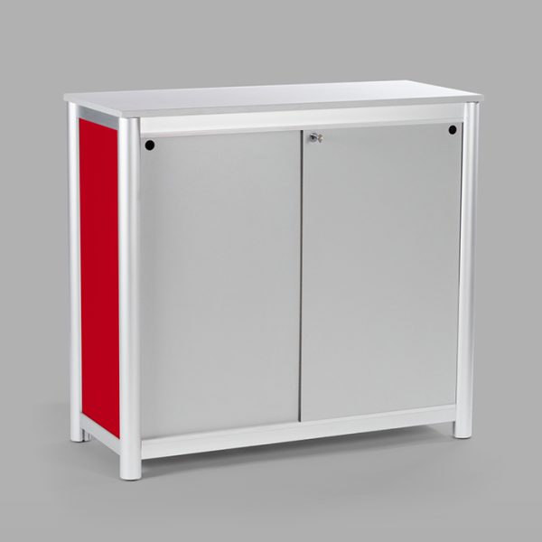 Balie afsluitbaar rood - Afbeelding 3