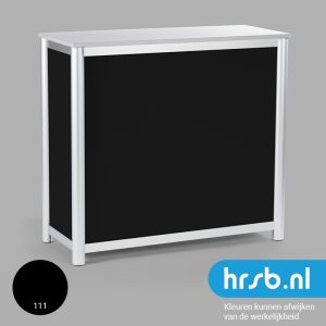 Balie open zwart