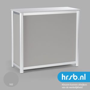 Balie open lichtgrijs