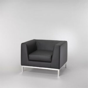Fauteuil CUBE 1 zwart