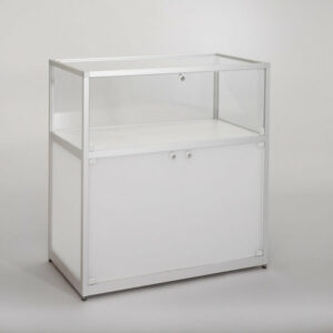 Balie vitrine MACON opaal