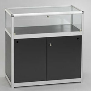 Balie vitrine METZ zwart