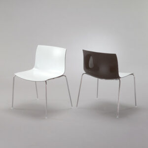 Stoel CATIFA53 wit/zwart