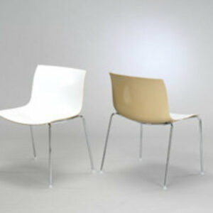 Stoel CATIFA53 wit/beige
