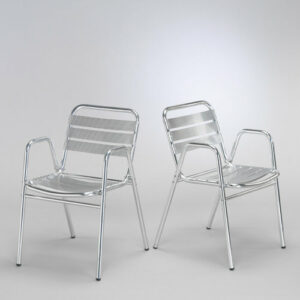 Stoel LAMEL aluminium