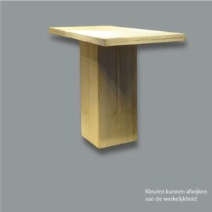 Statafel houten blad